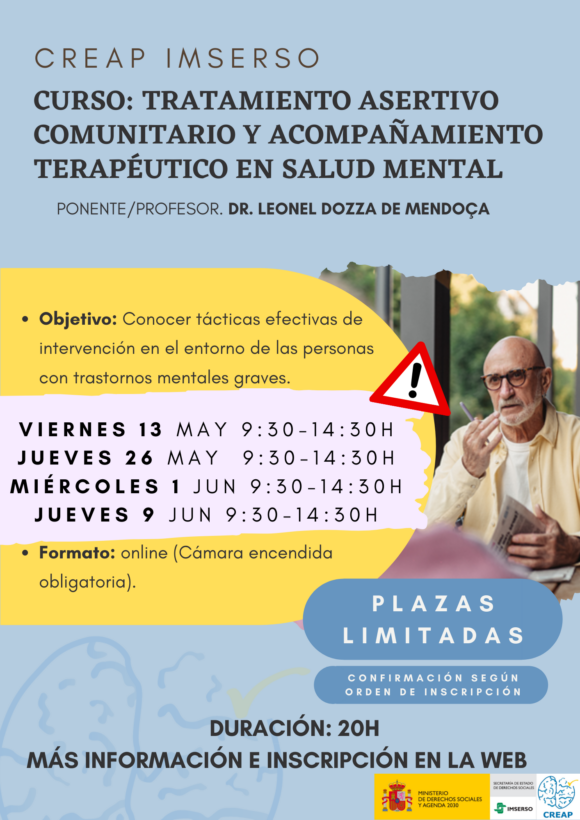 Curso online: Tratamiento Asertivo Comunitario y Acompañamiento Terapéutico en Salud Mental