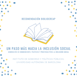 Portada Un paso más hacia la inclusión social. Generación de conocimiento, políticas y prácticas para la inclusión social