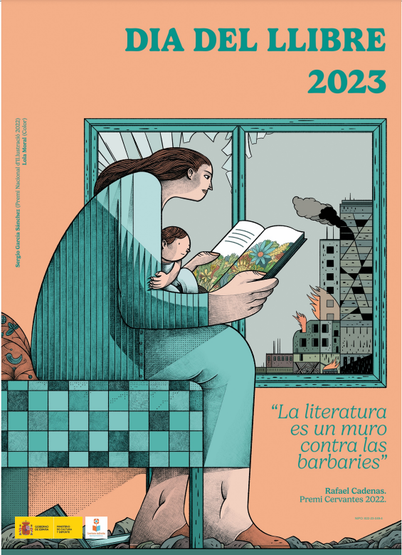 Cartel oficial del Día del Libro y del Derecho de Autor del Ministerio de Cultura y Deporte Cartel oficial del Día del Libro y del Derecho de Autor del Ministerio de Cultura y Deporte