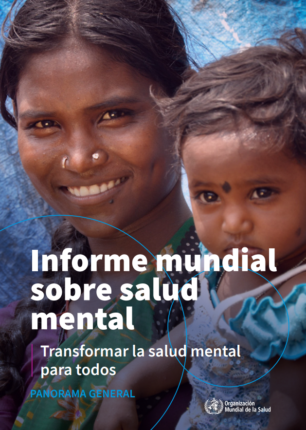 Portada del Informe Mundial de Salud Mental de la OMS