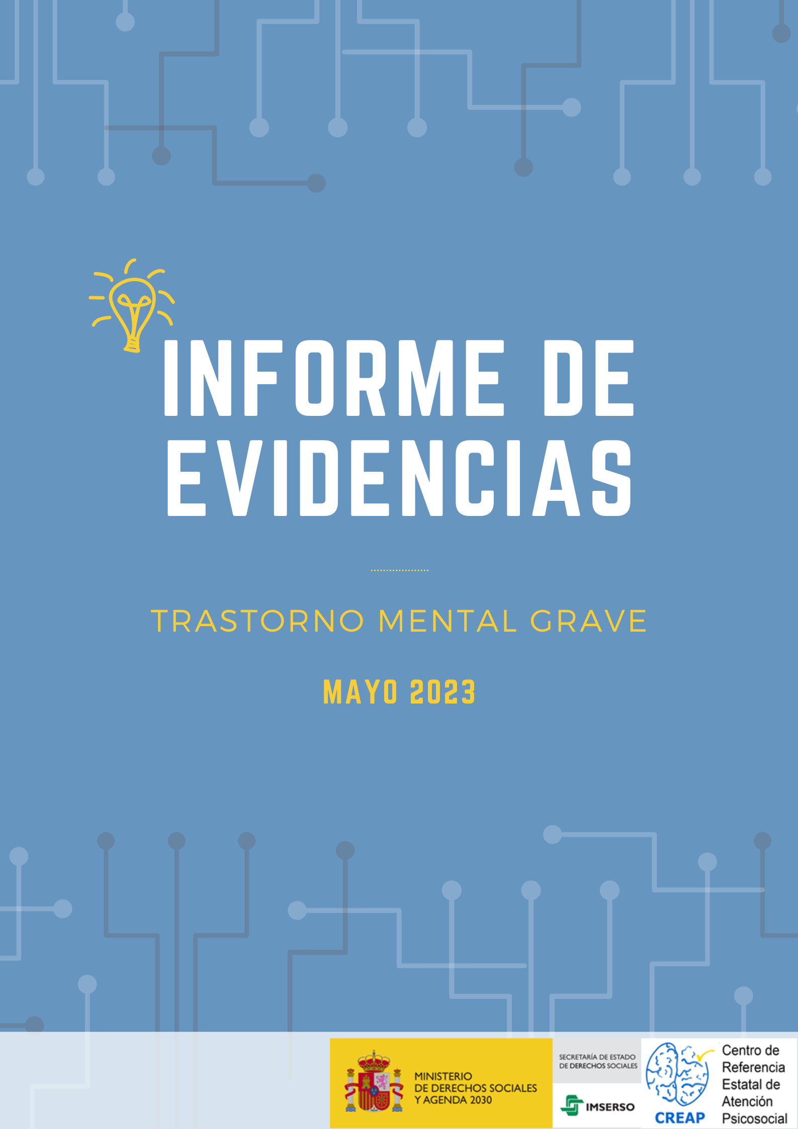 Portada del informe de evidencias de mayo de 2023 Portada del informe de evidencias de mayo de 2023