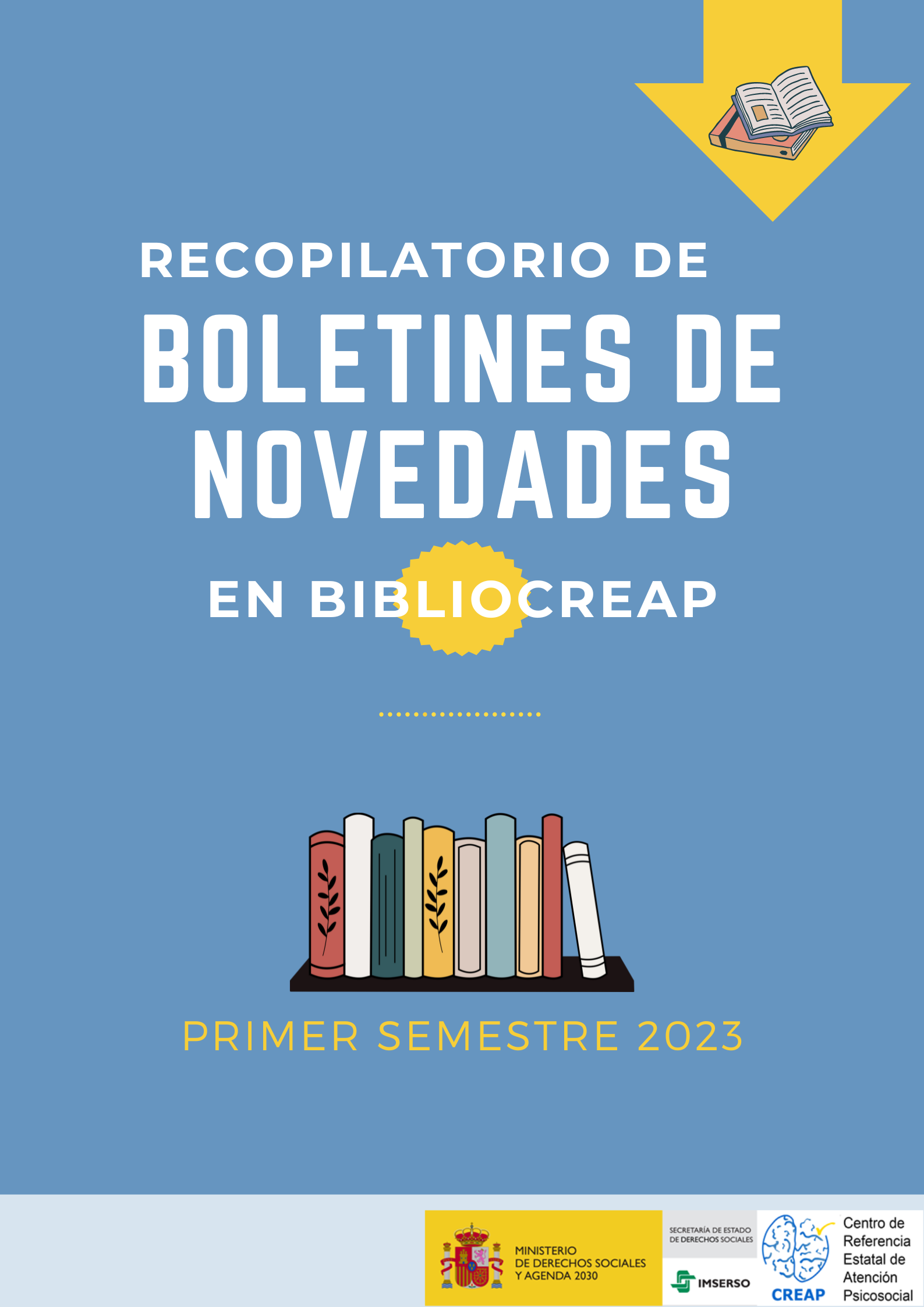 Portada del documento recopilatorio de boletines de BiblioCreap