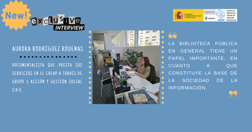 Foto de Aurora Rodríguez y fragmento de la entrevista