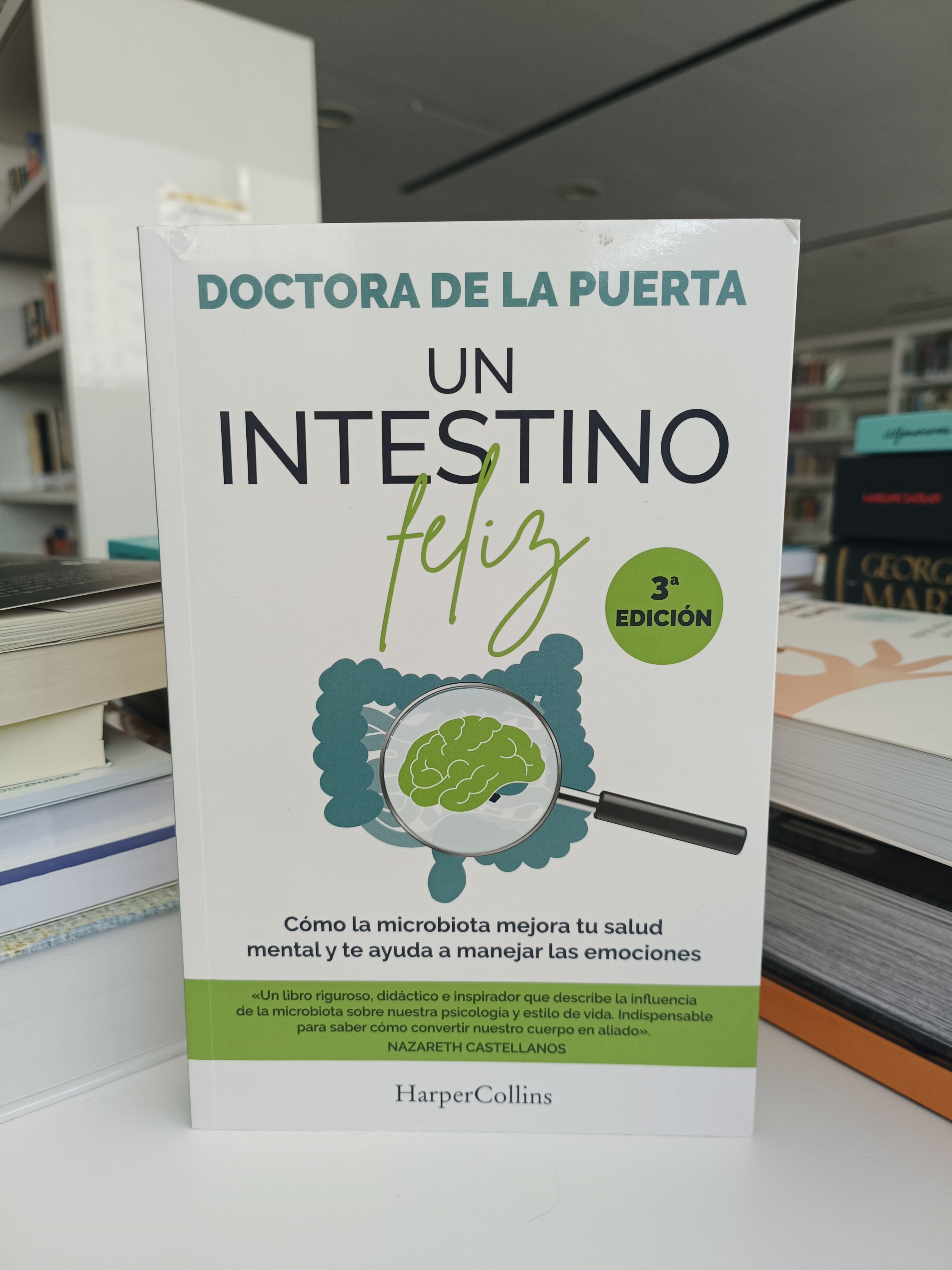 Portada libro Un intestino feliz