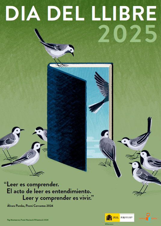 Cartel oficial Dia del Llibre 2025