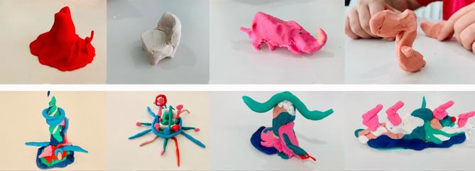 Sesión de arteterapia Lo que puede ser. Creando desde la observación.