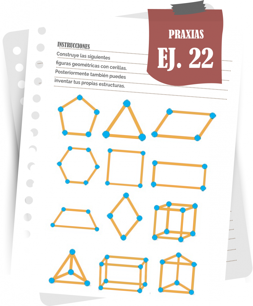 Imagen del ejercicio 22 de praxias