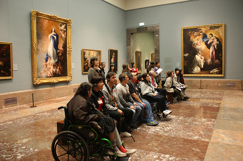 Visita del Ceadac al Museo del Prado