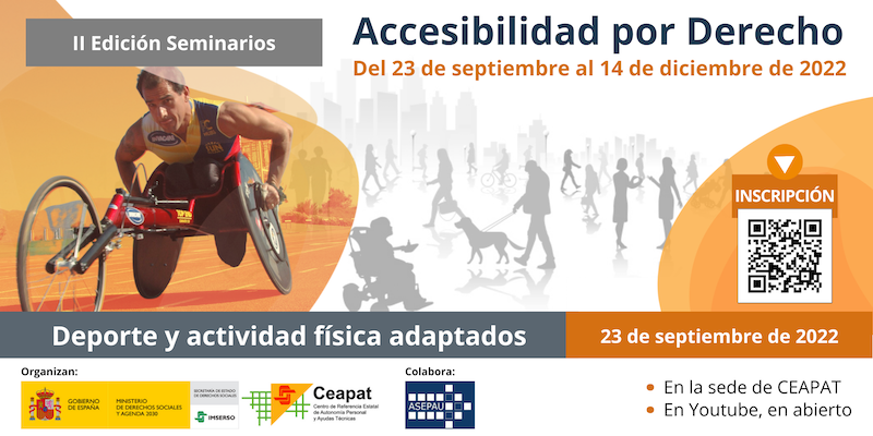 II Edición Seminarios de Accesibilidad por Derecho – Deporte y Actividad Física Adaptada