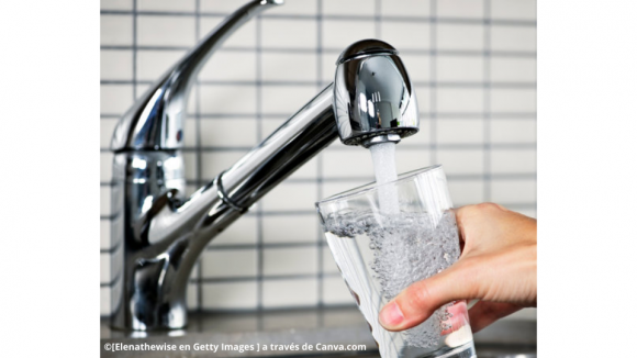 Persona mayor apoyándose en una barra anclada a la pared al lado del inodoro