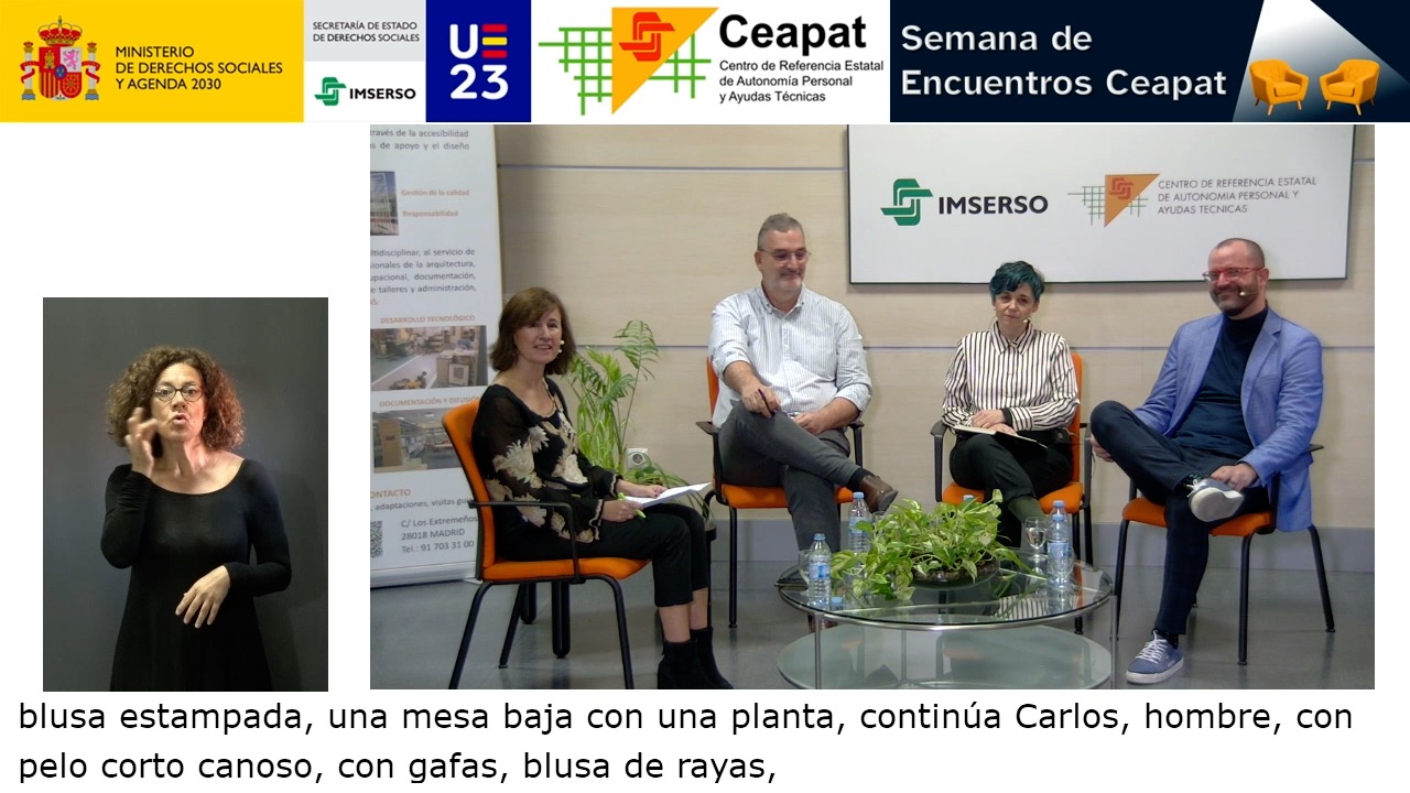 Ponentes del conversatorio.