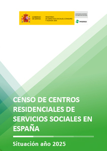 Portada del Censo de Centros Residenciales de Servicios Sociales en España