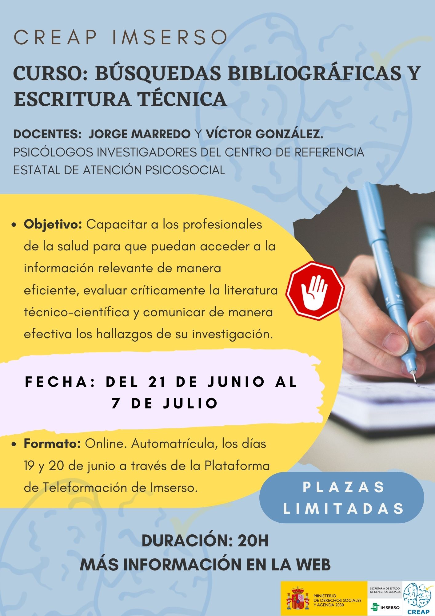 Cartel del curso búsquedas bibliográficas y escritura técnica Cartel del curso búsquedas bibliográficas y escritura técnica