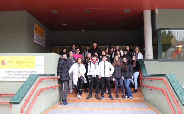Estudiantes de 3º y 4º de ESO del IES Diego de Siloé de Burgos.