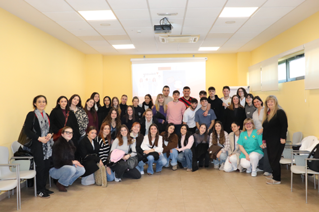 Alumnos del Grado de Enfermería de la Universidad de Burgos.