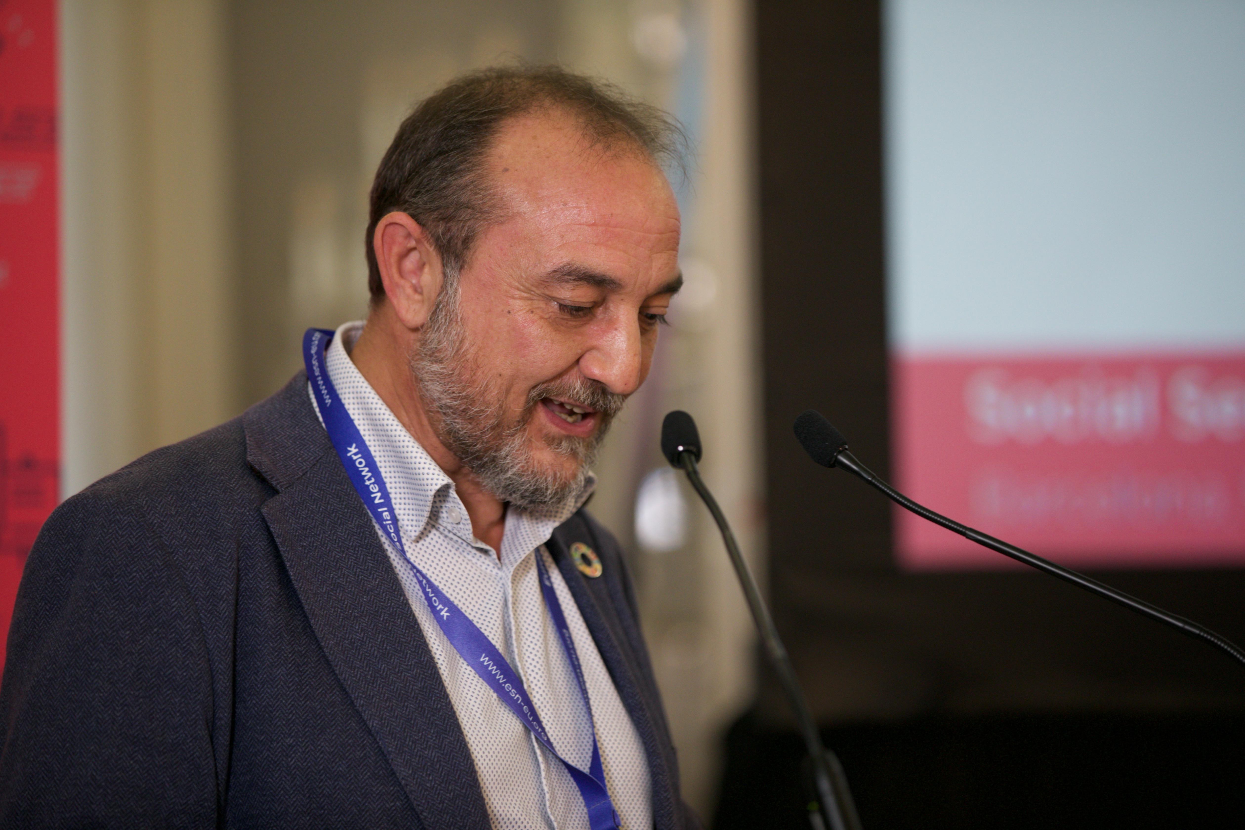 El director general del Imserso en un momento de su intervención en el seminario.