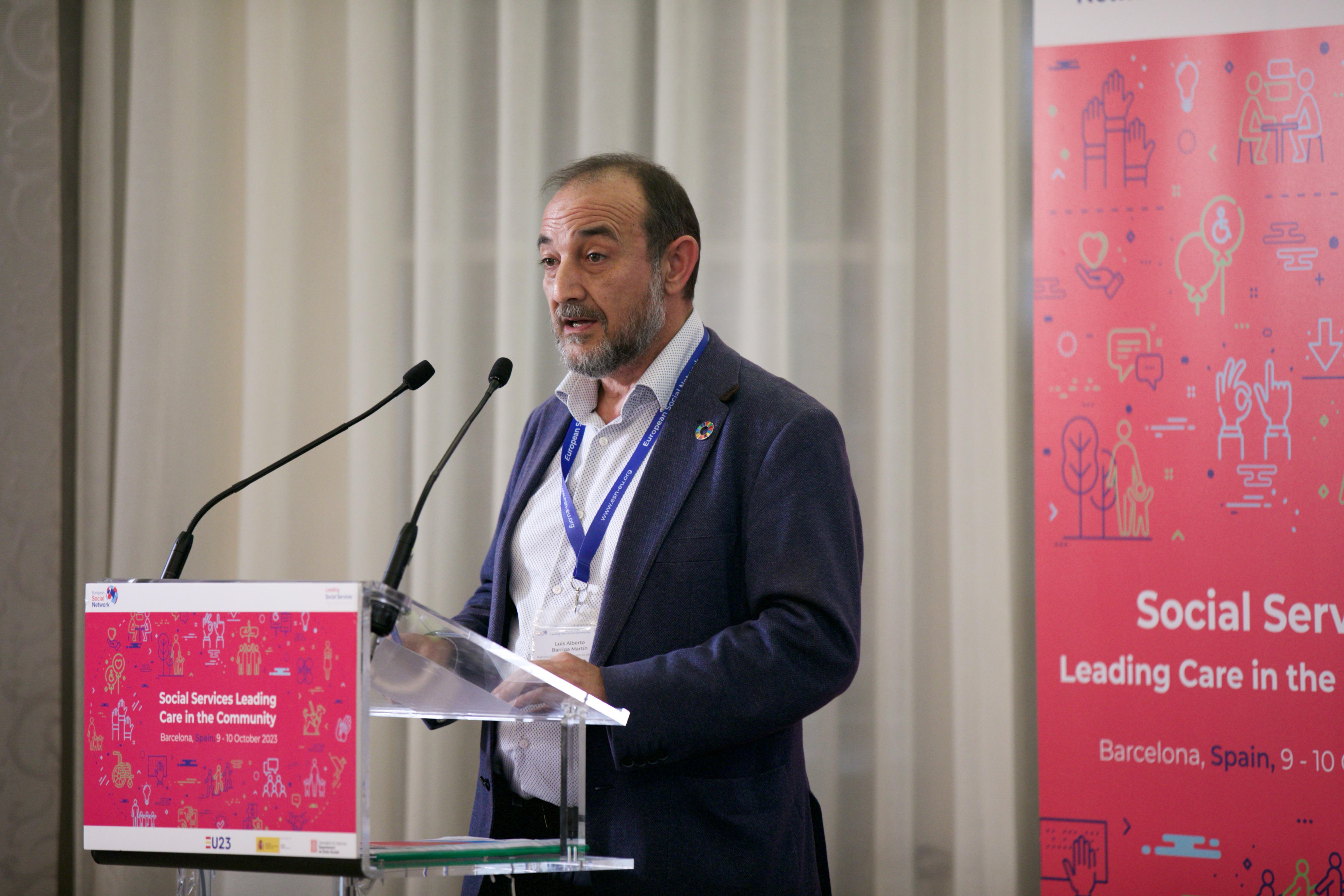 El director general del Imserso en un momento de su intervención en el seminario.