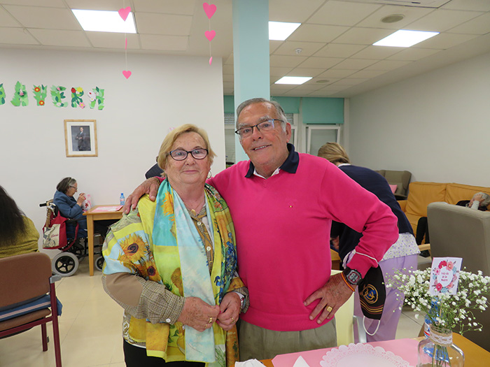 Dos usuarios del Centro