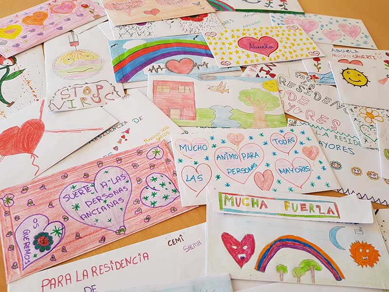 Cartas enviadas desde el Centro Educativo Baluarte