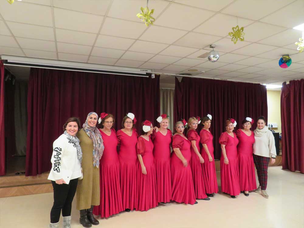 Fotografía del grupo de danza