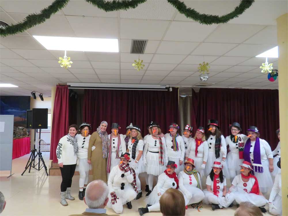 Fotografía del grupo de danza