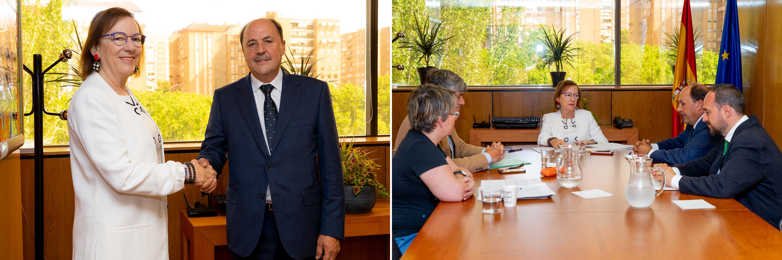 Reunión de la directora general del Imserso con la UTE Mundo Senior