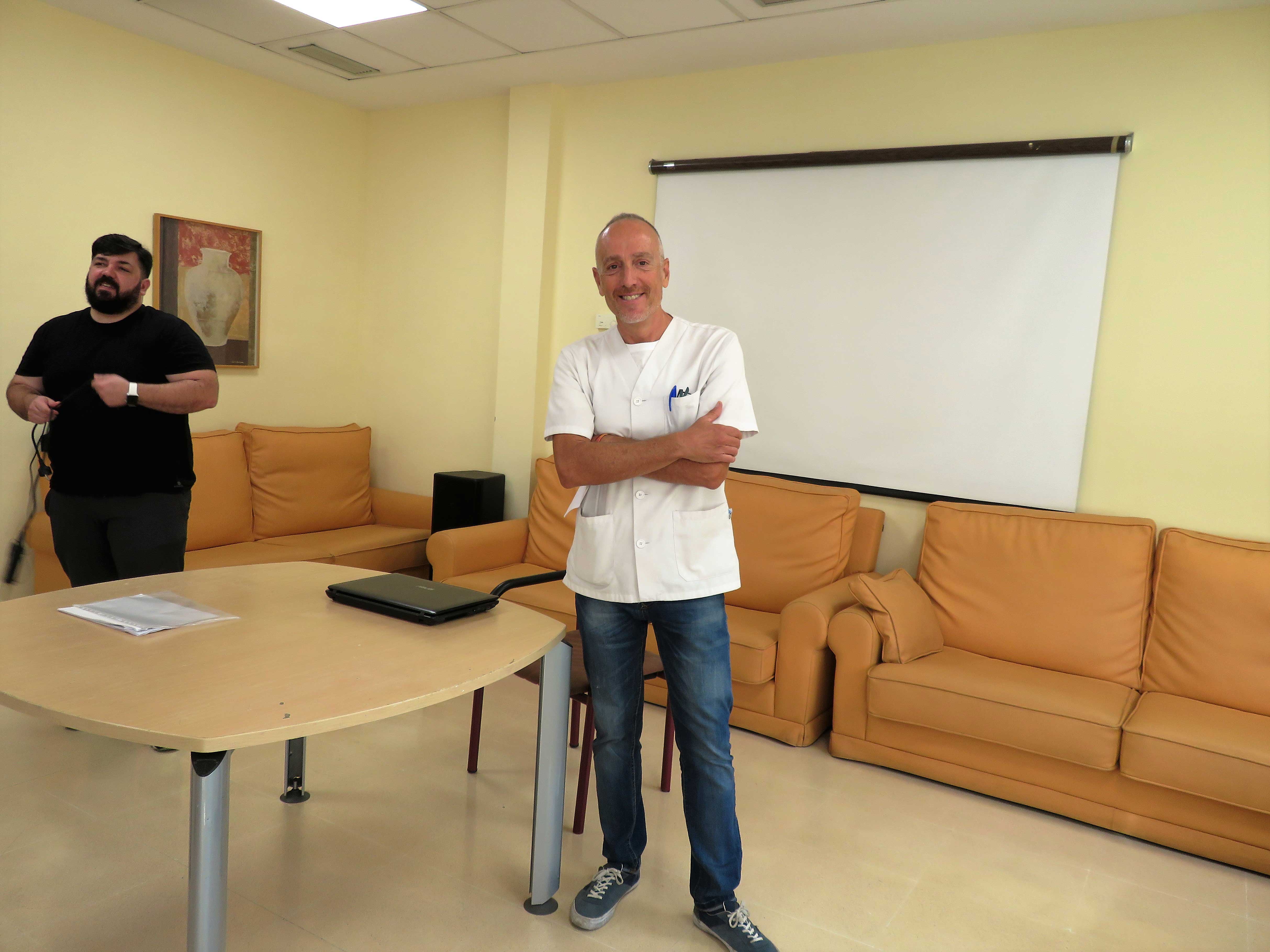 Carlos Moncada del Campo, enfermero del Centro Social