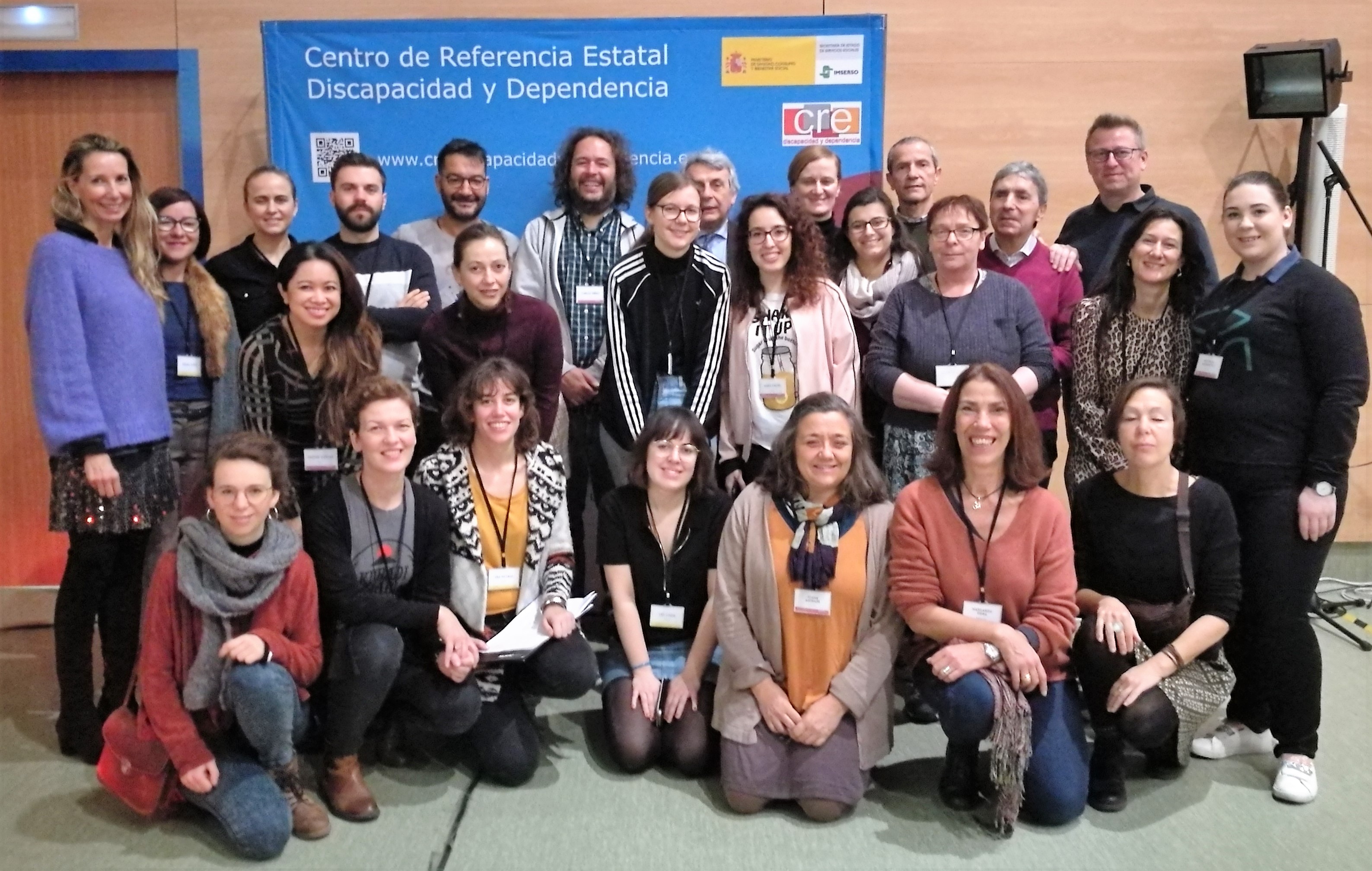 Fotografía de grupo en la visita de Tandem