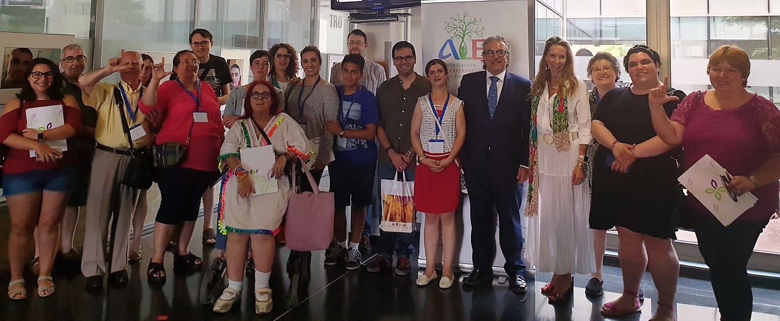 Foto de grupo I Congreso ALER en las instalaciones del CRE
