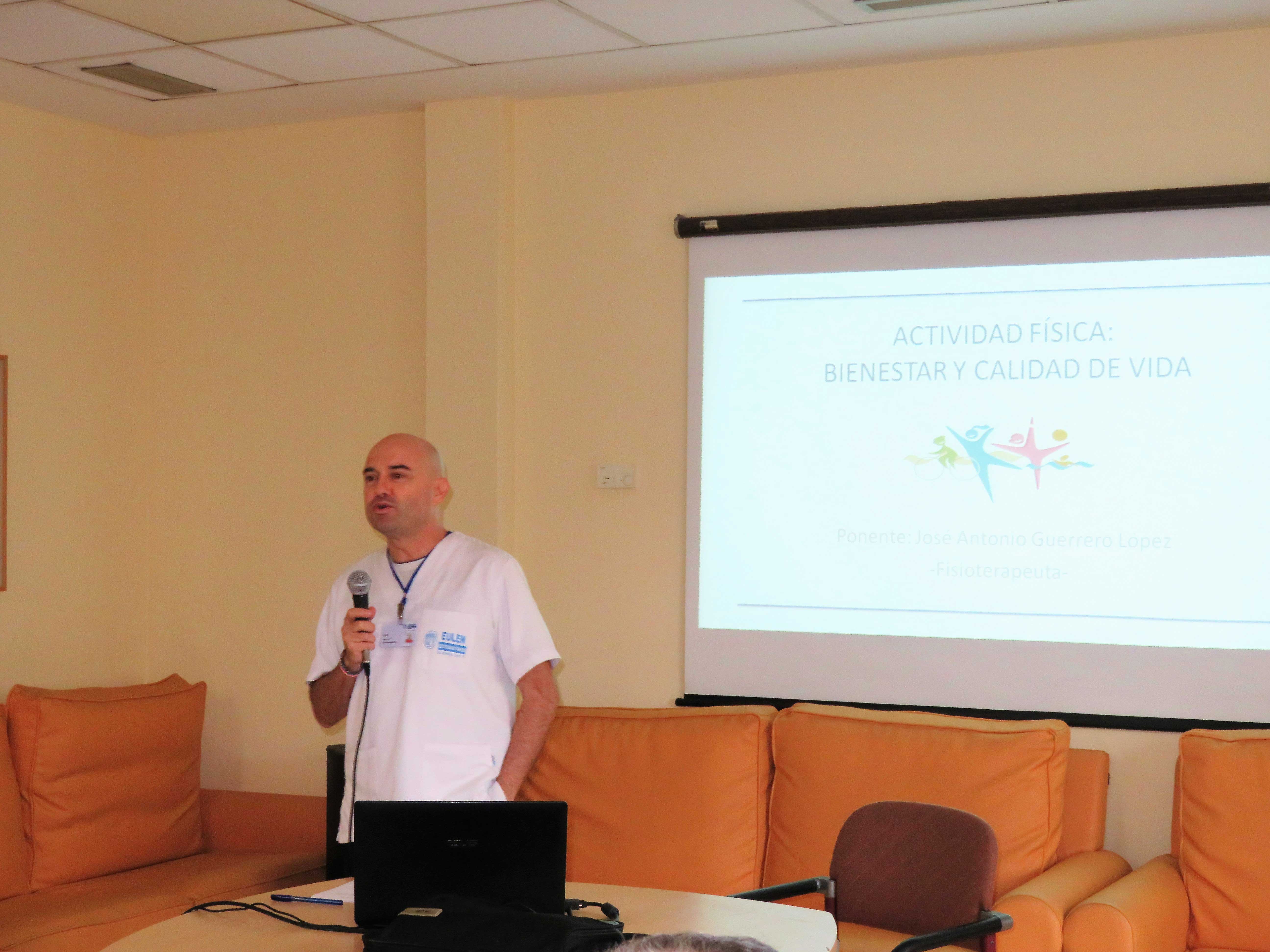 José Antonio Guerrero López, fisioterapeuta del Centro Social