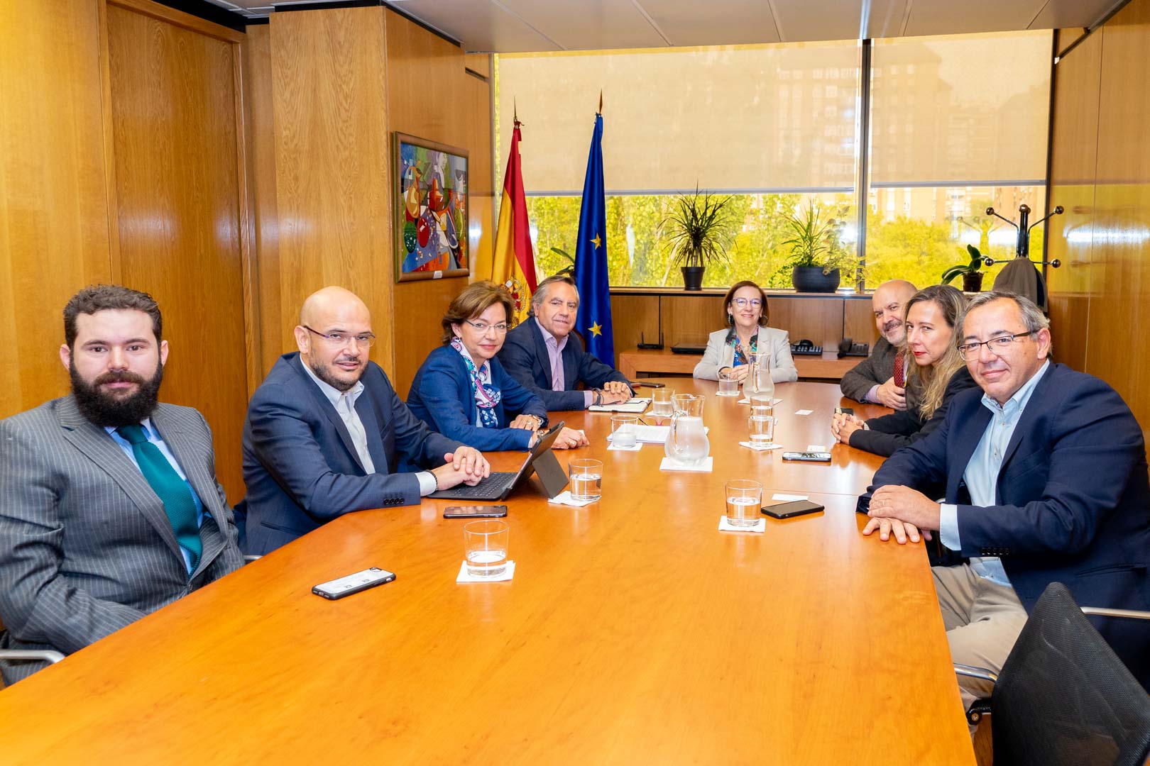 Fotografía durante la reunión