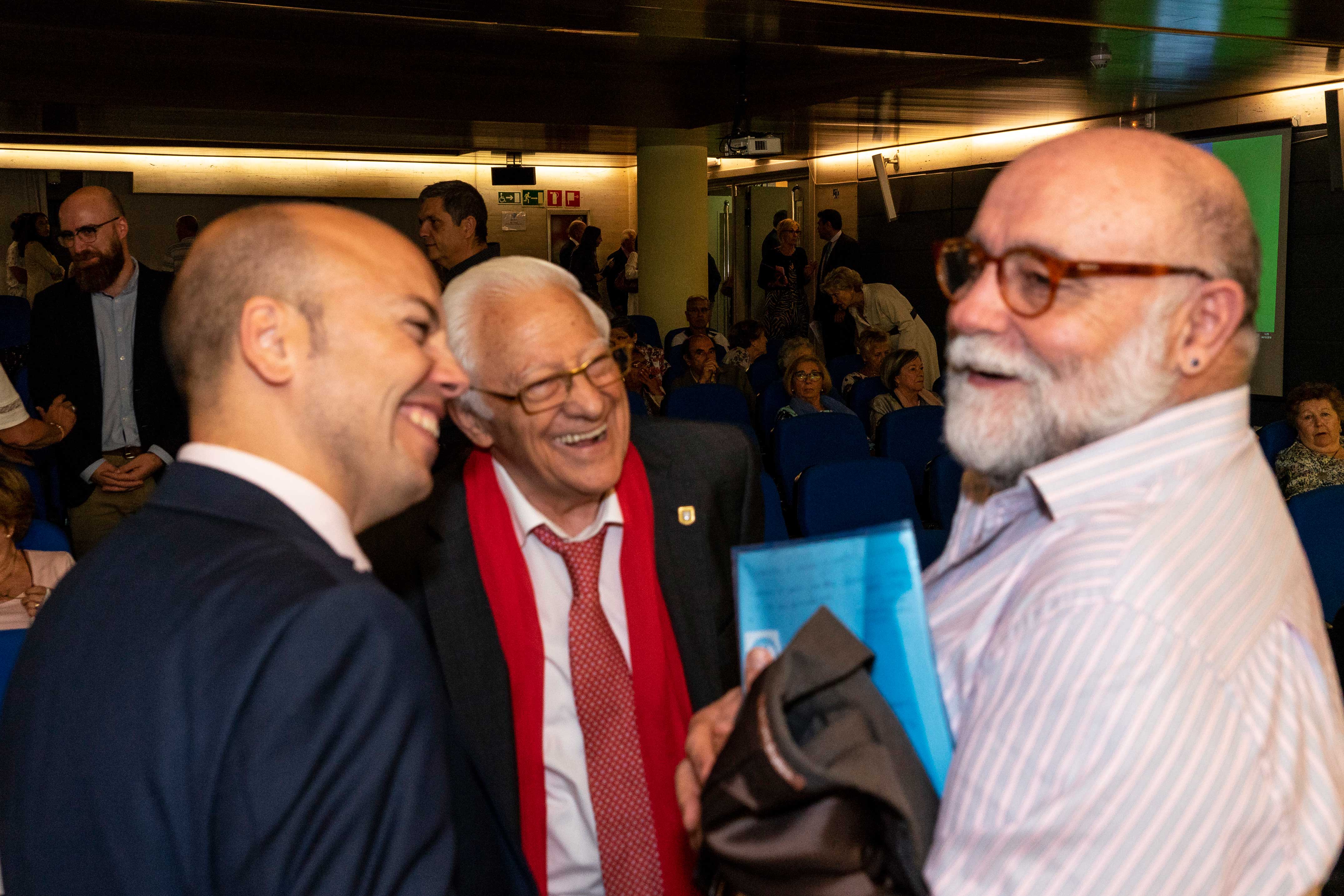 Padre Ángel junto a Federico Armenteros