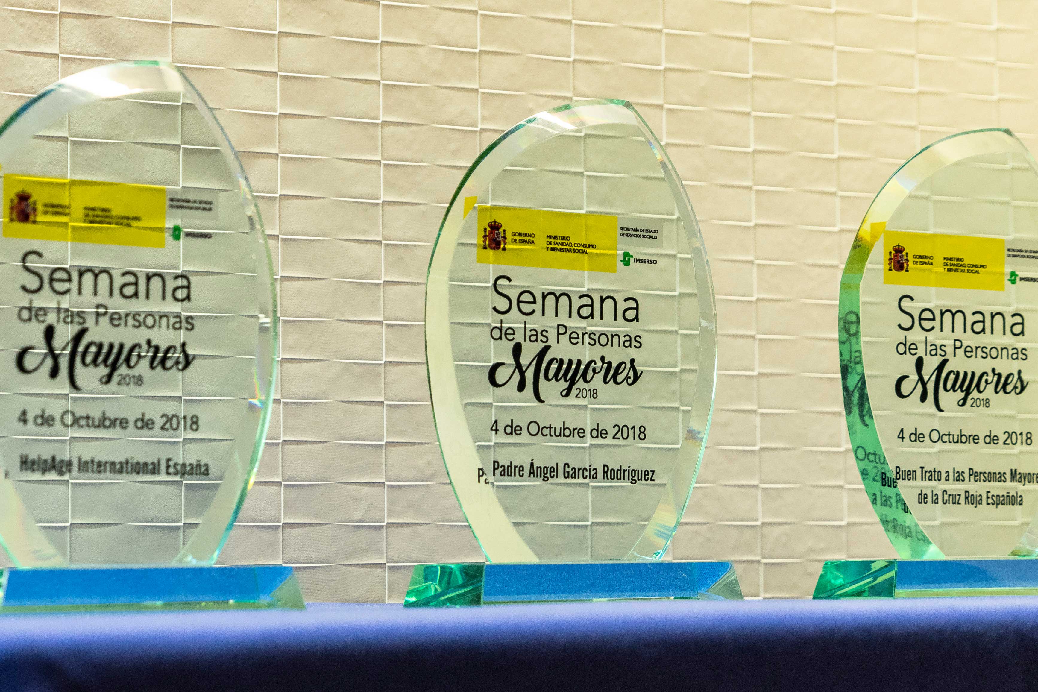 Fotografía de las menciones entregadas