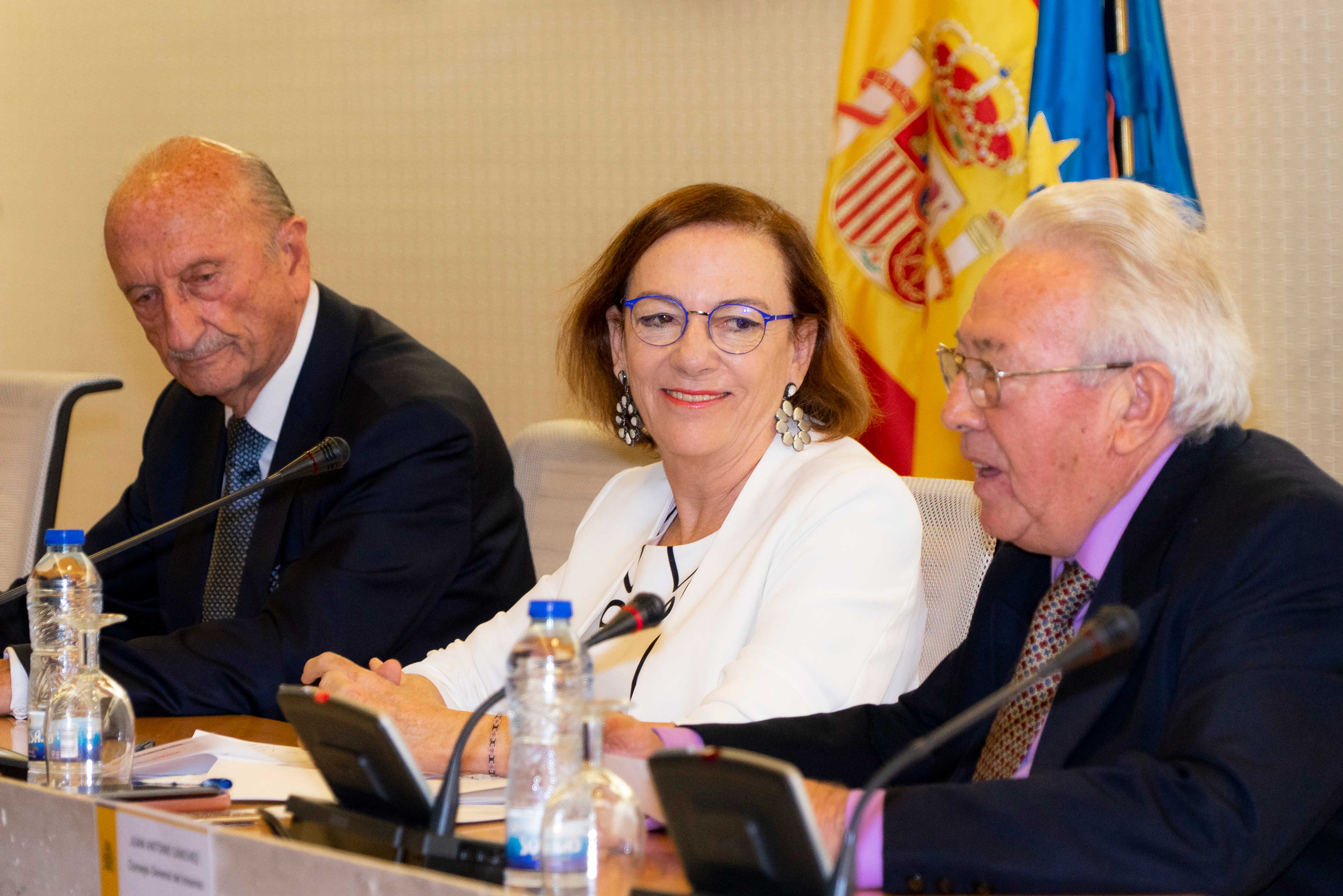 Luis Álvarez, Dª Carmen Orte Socias y Juan Antonio Sánchez