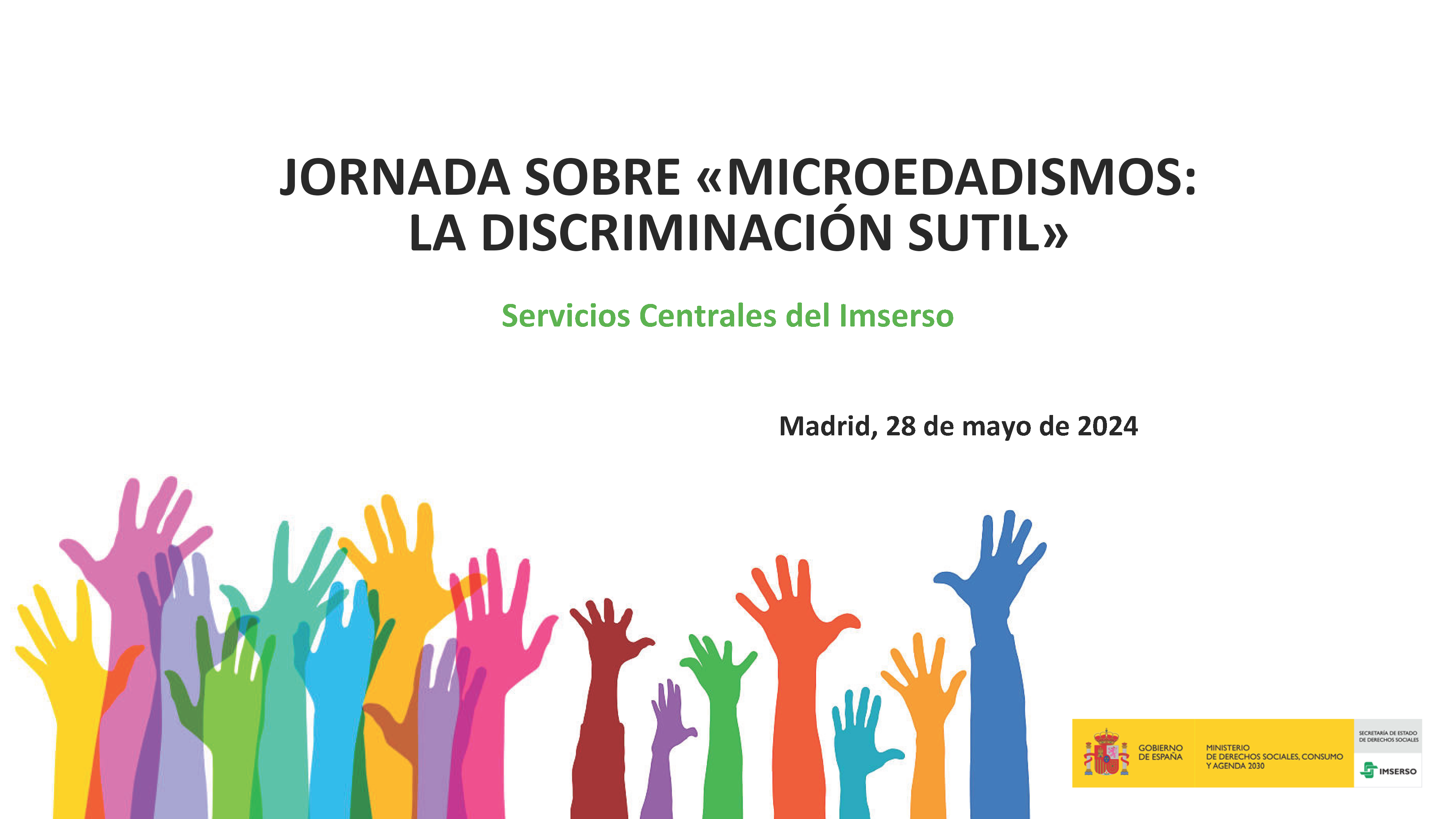 Cartel de la jornada.