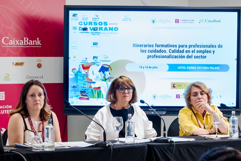 Esther Pérez de Vargas, subdirectora general de Planificación, Mayte Sancho, directora general y Ángeles Martínez, subdirectora de Ordenación del Ministerio de Educación.