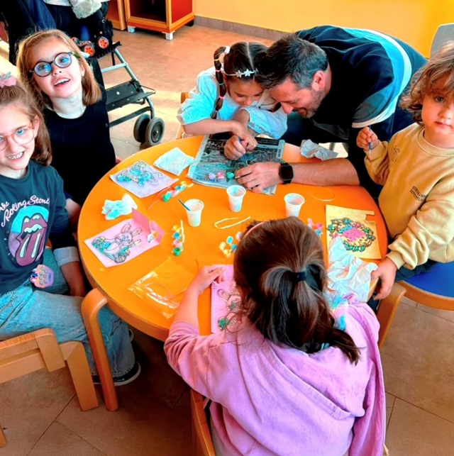 Taller de manualidades para niños.