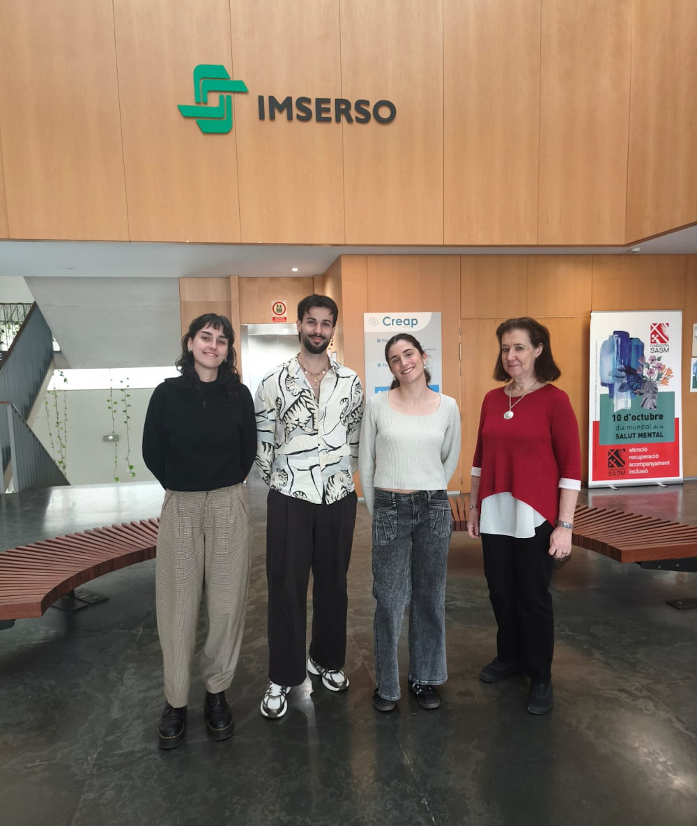 De izquierda a derecha: Andrea Santamaría, David Sarroca, Laura Coll y Susana García de la Puente