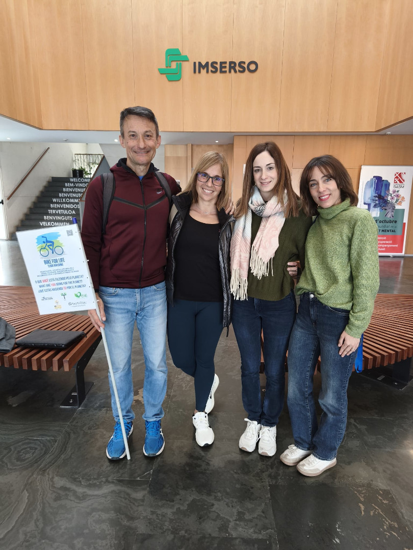 Roberto Caldas, Amalia Correcher, Cristina Hernández y Gema Calderón