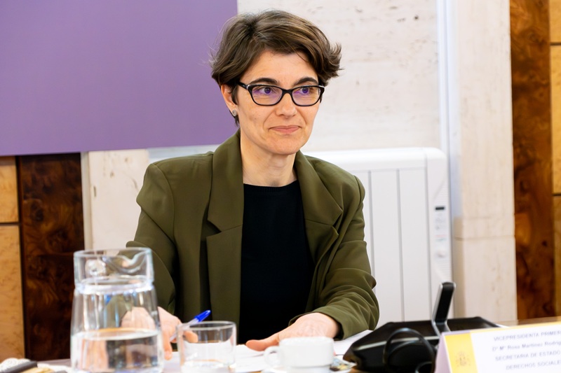 Rosa Martínez, secretaria de Estado de Derechos Sociales.